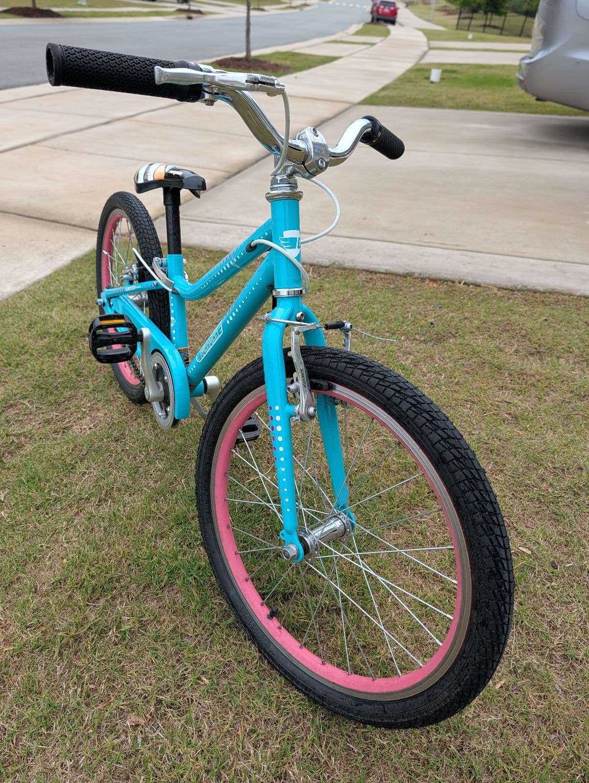 Guardian "Ethos" Kids' Bike - 20-inch Wheels - Teal/Pink — thumbnail 2