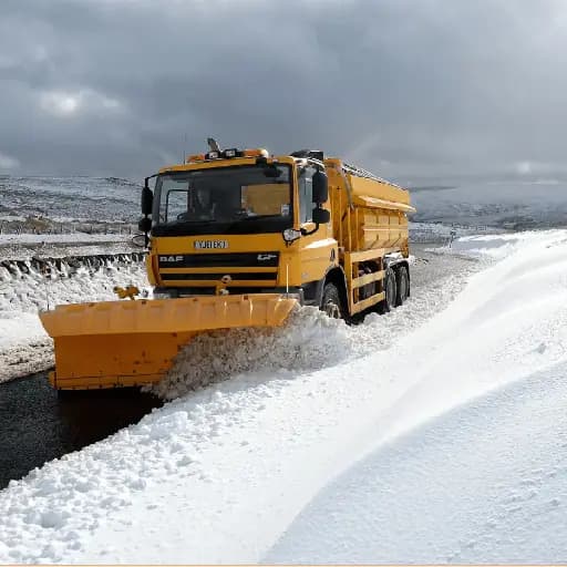 Heavy-Duty Snow Plow Truck for Rent